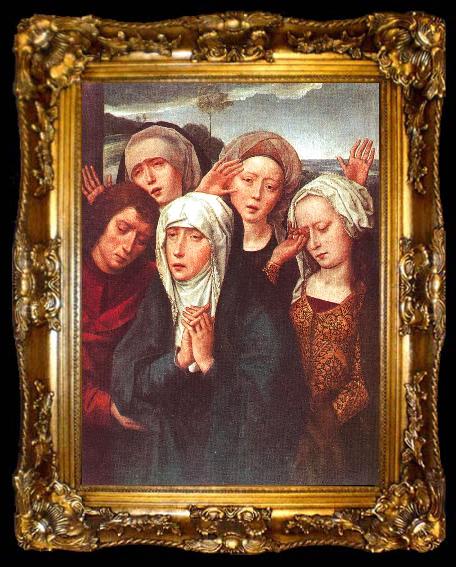 framed  Hans Memling The Virgin, St.John and the Holy Women, ta009-2